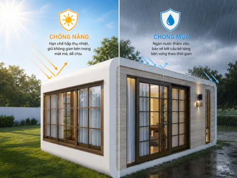 Nhà Bê Tông Đúc Sẵn Có Chống Thấm, Cách Nhiệt Tốt Không?